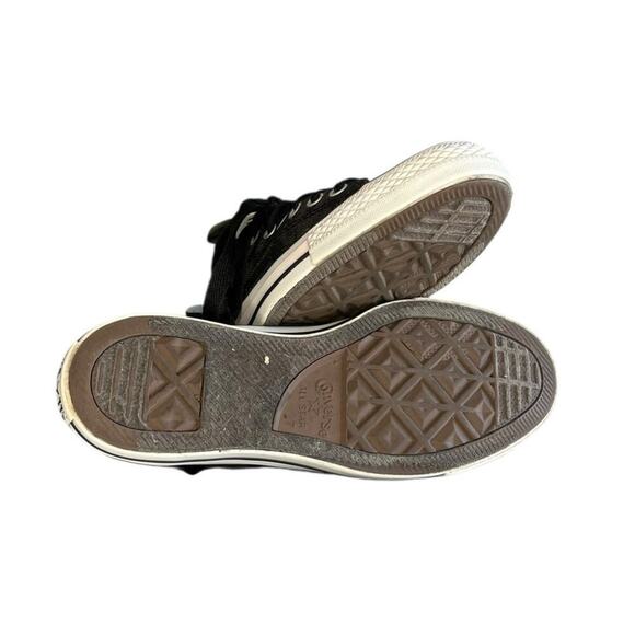 Womens Converse All Star Chuck Taylor Sequin Sneakers SIze 9 Black White CTAS - Picture 5 of 6